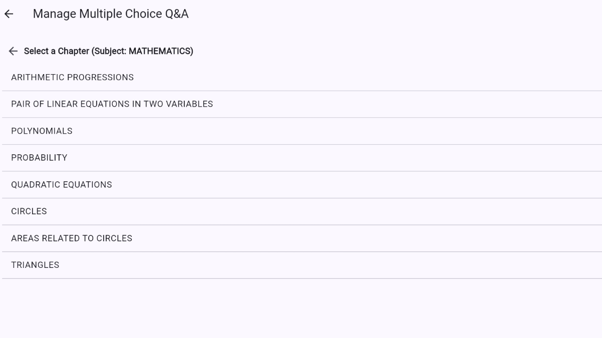 Final step – pick a Chapter
